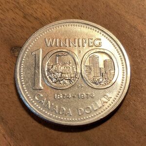 Winnipeg Centennial Canadian Dollar Coin